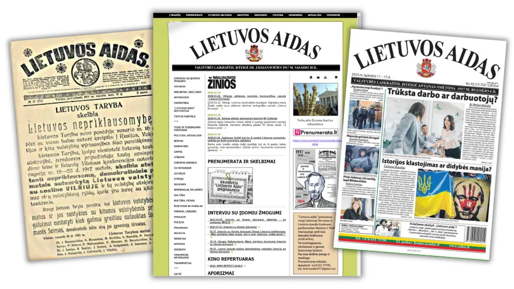 Lietuvos Aidas. Historia litewskiej gazety, która rodziła się trzy razy
