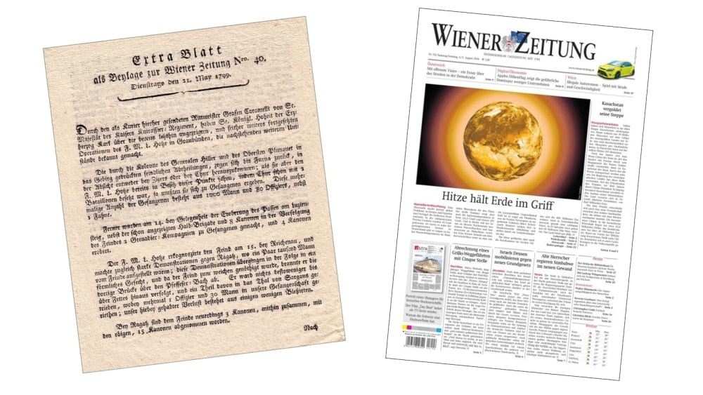 Wiener Zeitung. Najstarsza gazeta świata