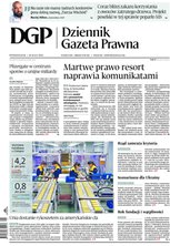 Okładka Dziennik Gazeta Prawna