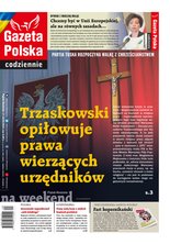 Okładka Gazeta Polska Codziennie