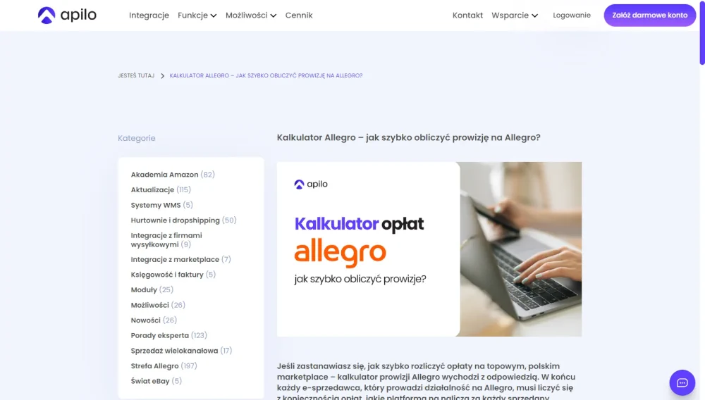 Allegro kalkulator prowizji