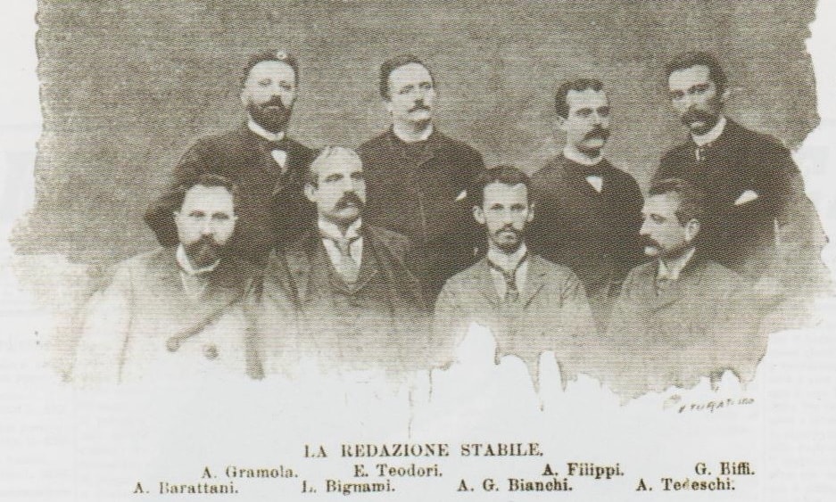 Redakcja Corierre della Sera w 1890 roku