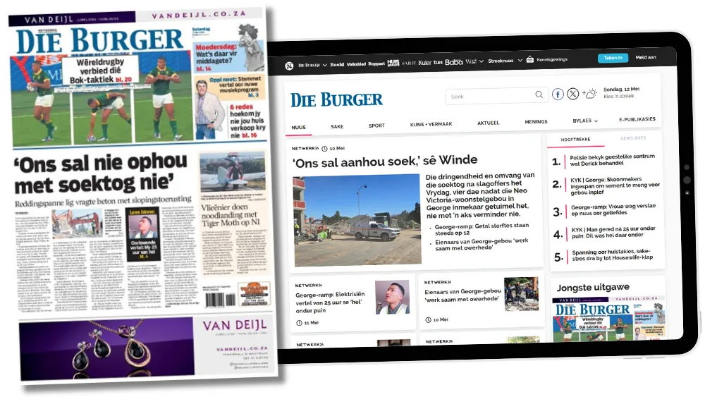 Die Burger. Historia największego na świecie dziennika w języku afrikaans