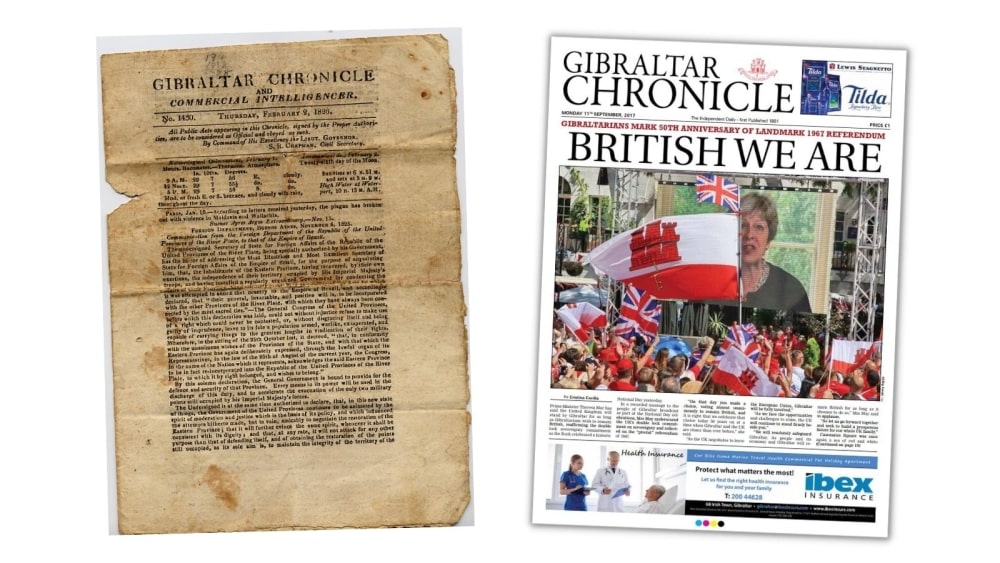 Gibraltar Chronicle. Druga najstarsza na świecie gazeta po angielsku