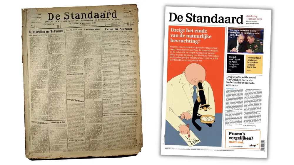 Historia De Standaard. Flamandzki dziennik po burzliwych przejściach