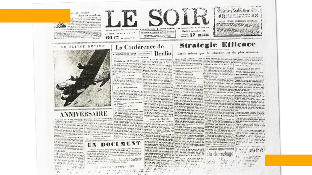 History of Le Soir. A Belgian daily once free for ground floor readers History of Le Soir. A Belgian daily once free for ground floor readers