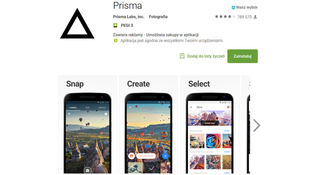 Darmowe aplikacje do obróbki zdjęć. Prisma