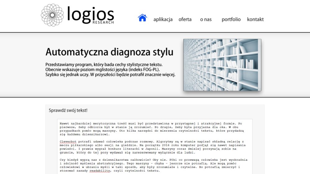 Readability i czytelność tekstu. Logios.pl