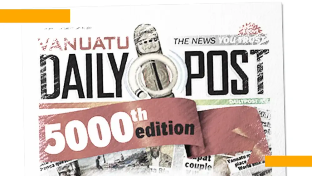 Vanuatu Daily Post. Historia 30 lat walki (również na pięści) o wolne media