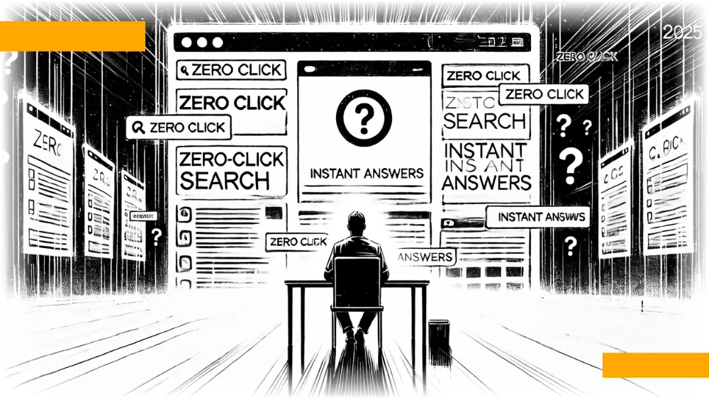 Zero-click search 2025. The even bigger end of clicking in search engines Zero-click search 2025. The even bigger end of clicking in search engines